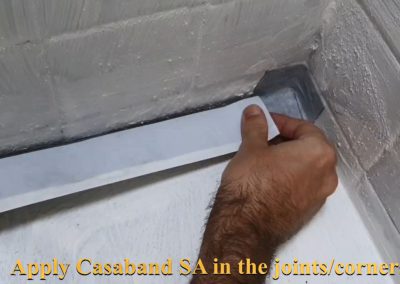 Casaband SA for corners and joints