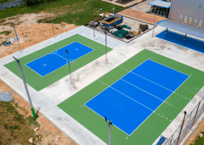 Sepak Takaew and Volleyball Court