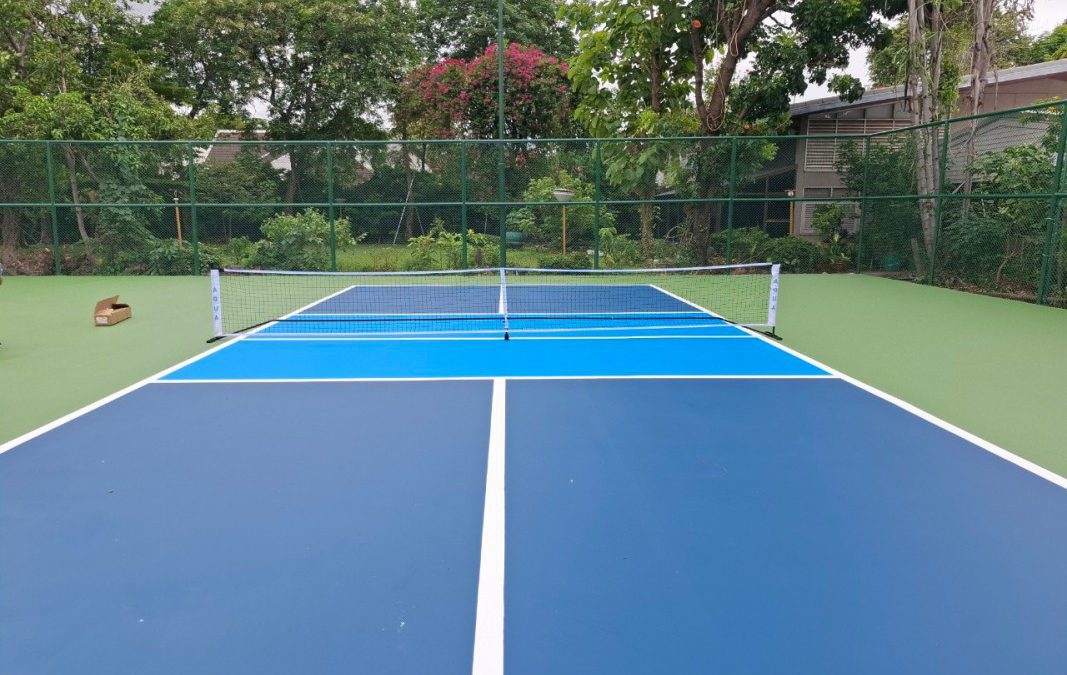 Pickleball courts – private project with Supersoft WS system