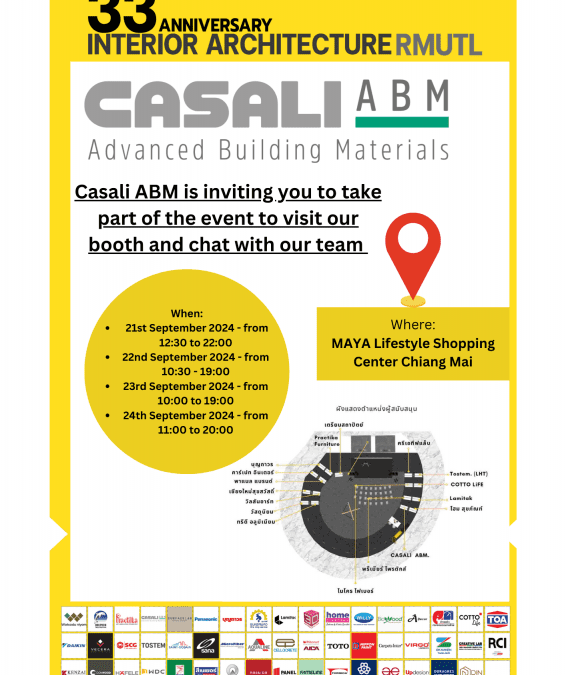 Casali ABM at the Anniversary interior architecture RMUTL