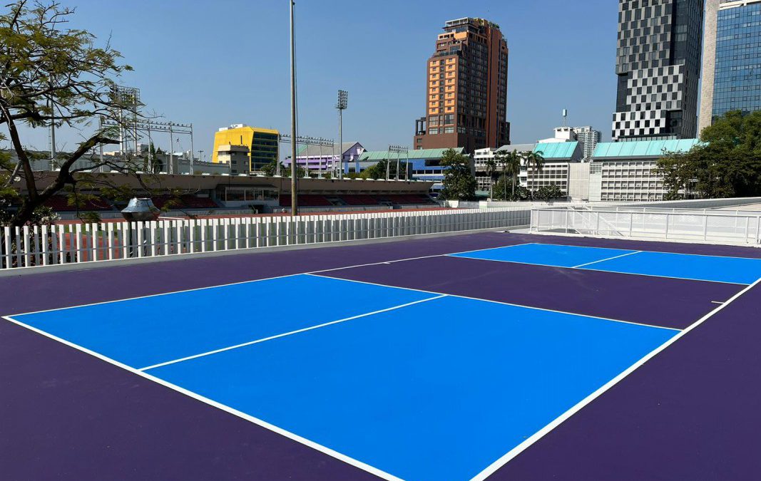 Pickleball courts Ontrack Station at National Stadium Bangkok