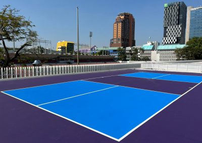 Pickleball courts Ontrack Station at National Stadium Bangkok