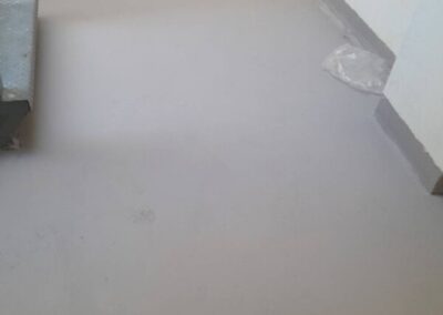 Acryrubber on slope roof 2