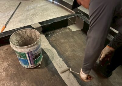 Viscogum membrane indoor application 8