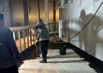 Viscogum membrane indoor application 3