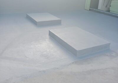 Rooftop waterproofing application with Acryroof Plus FIbro 2