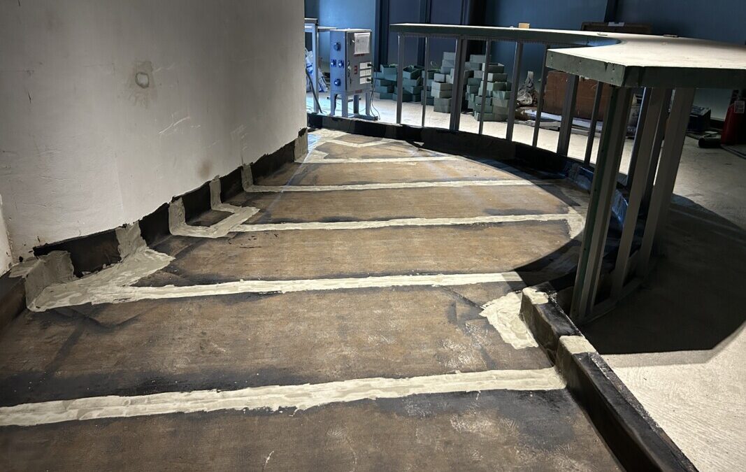 Viscogum membrane indoor application