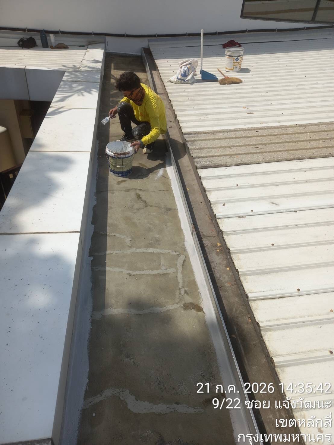 Acryrubber at Benjajinda building