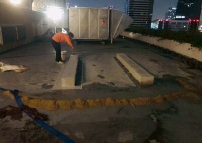 Acryrubber at Paragon on machine stand 3