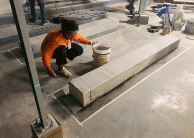 Acryrubber at Paragon on machine stand 8